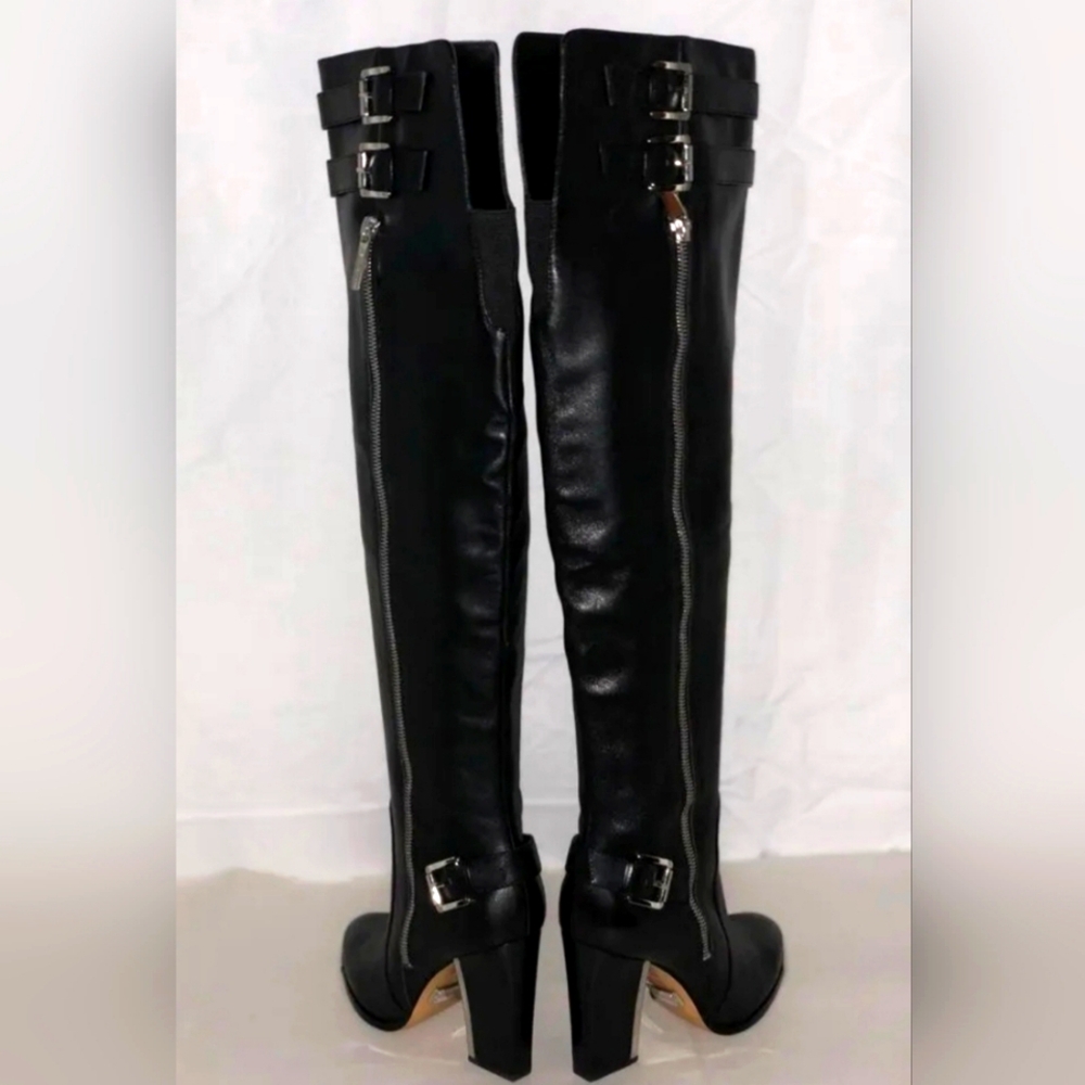 Michael Kors Vachetta Leather Knee High Boots